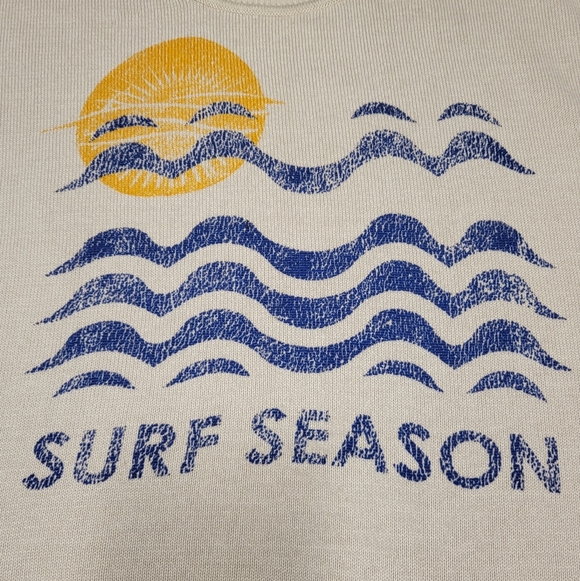 Pilcro Beachy Muscle Sweater Sleeveless Tank Surf Season Sun Women's M - Picture 10 of 10